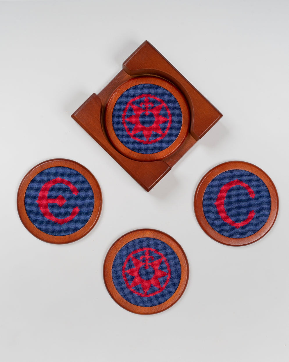 Needlepoint Coaster Set