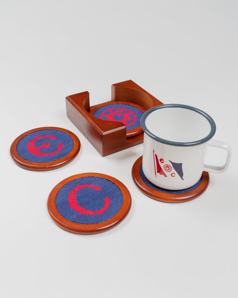 Needlepoint Coaster Set - Image 2