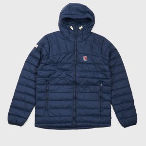 ECxFJ Men's Expedition Pack Down Hoodie in Navy