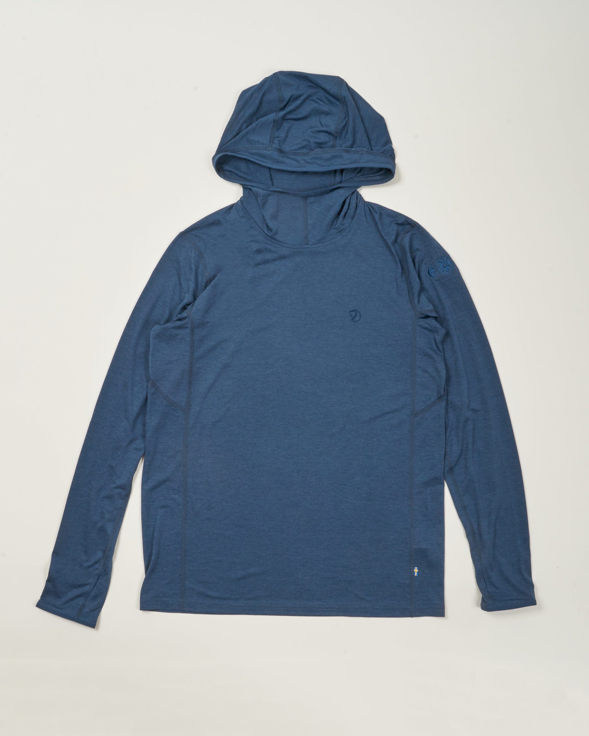 ECxFJ Men's Abisko Sun-Hoodie in Indigo Blue