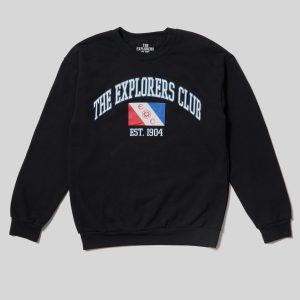 Club Crewneck Sweatshirt in Black