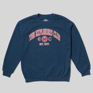 Club Crewneck Sweatshirt in Navy