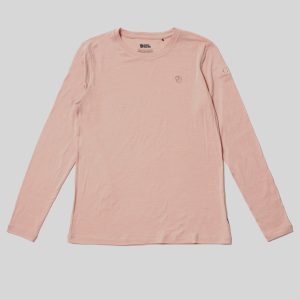ECxFJ Women's Abisko Shirt - Chalk Rose w/ Embroidery