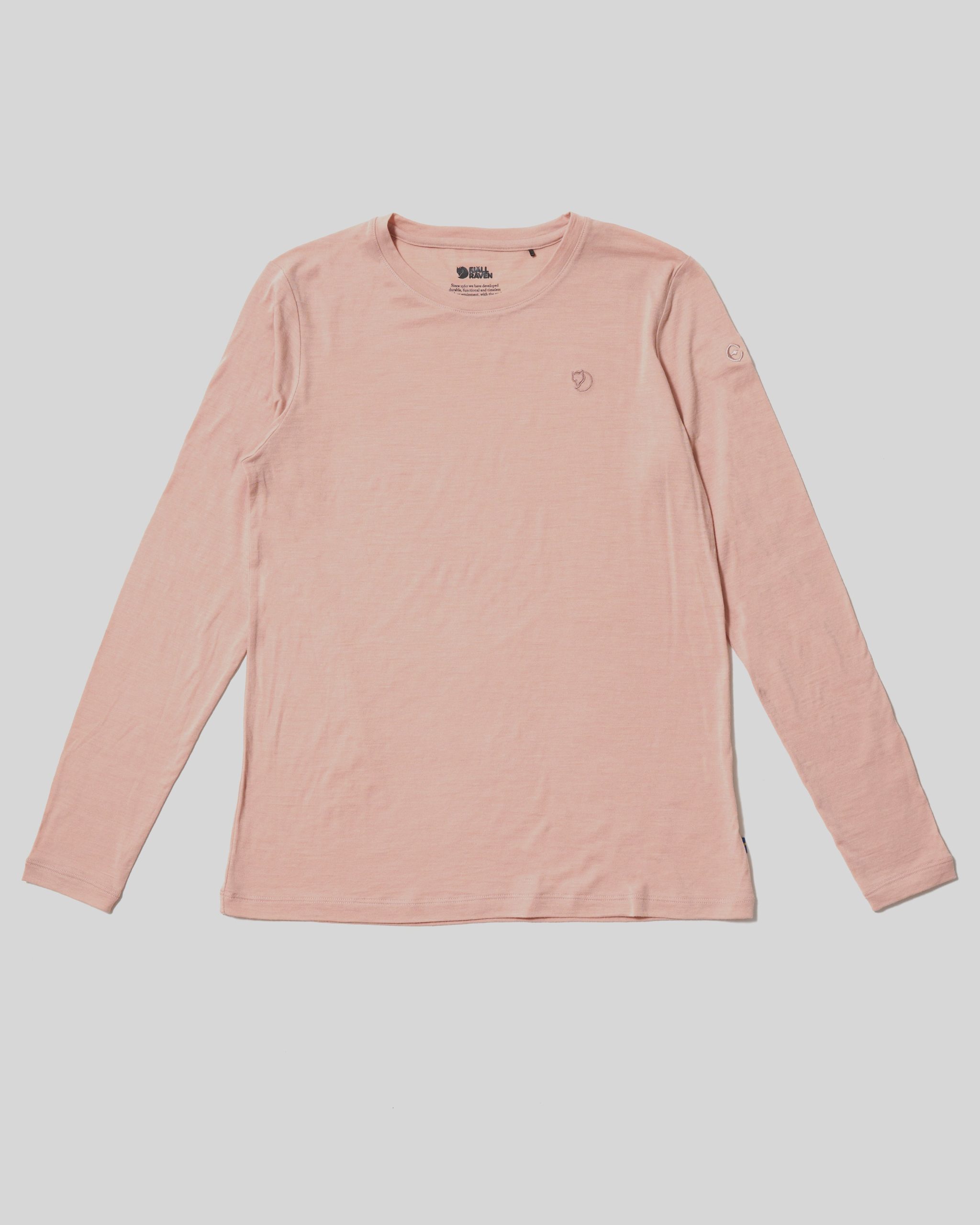 ECxFJ Women's Abisko Shirt - Chalk Rose w/ Embroidery