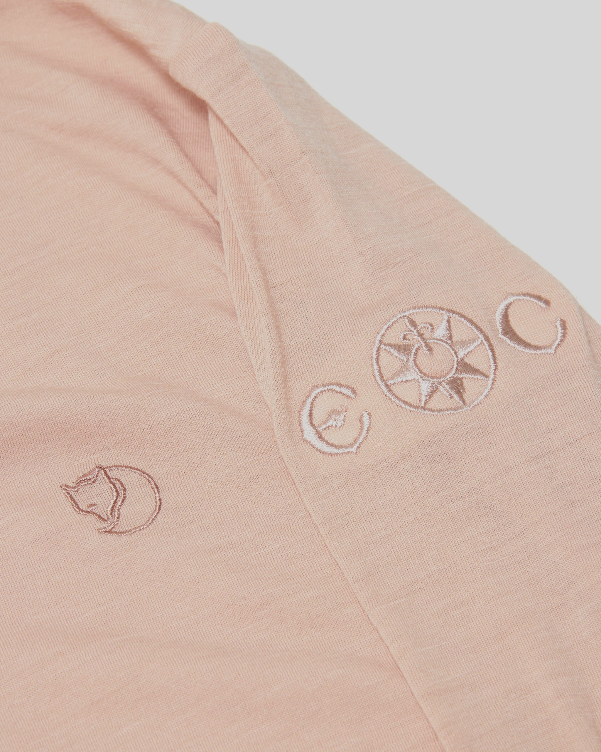 ECxFJ Women's Abisko Shirt - Chalk Rose w/ Embroidery - Image 2