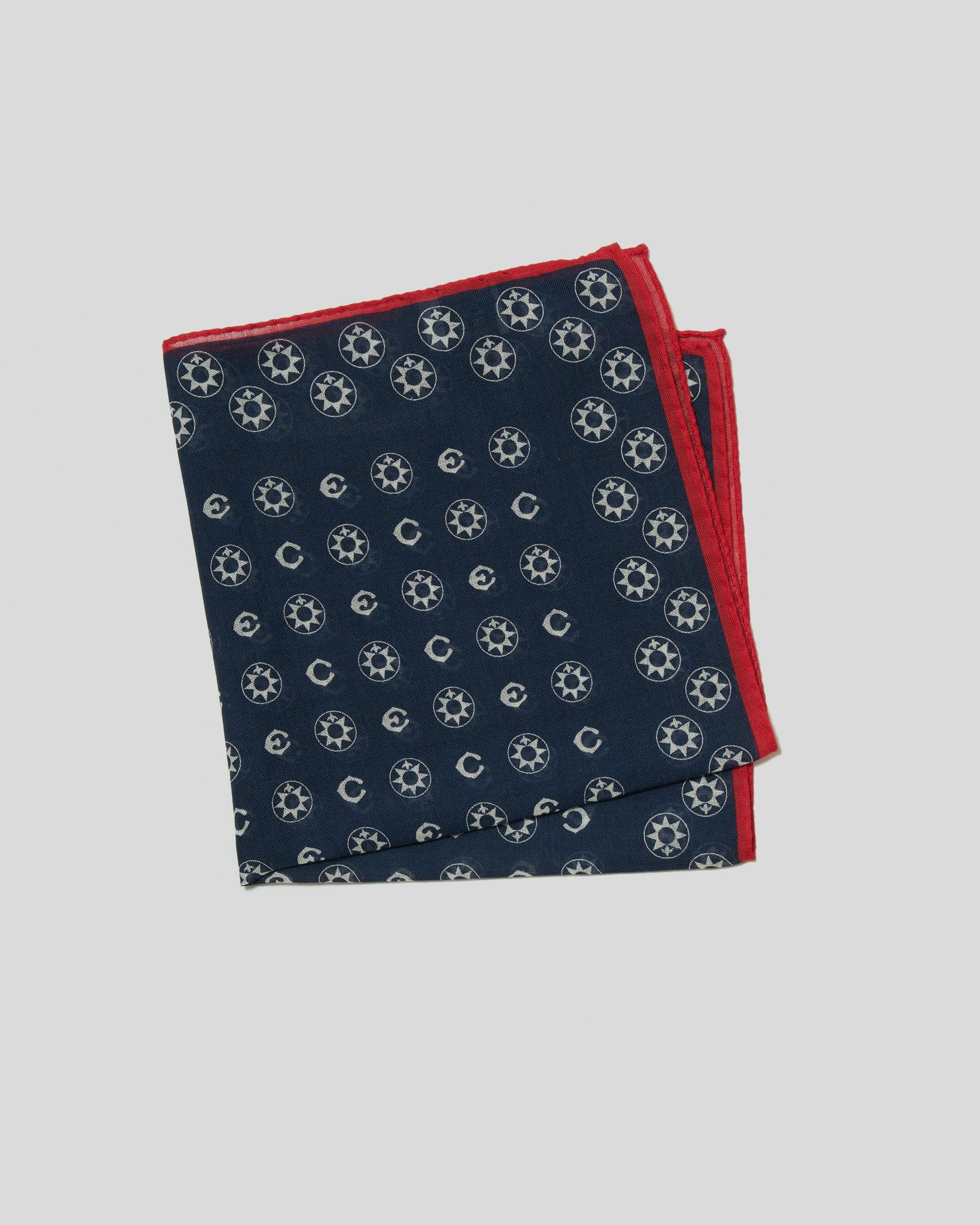 Drake's London x The Explorers Club Pocket Square - Image 2