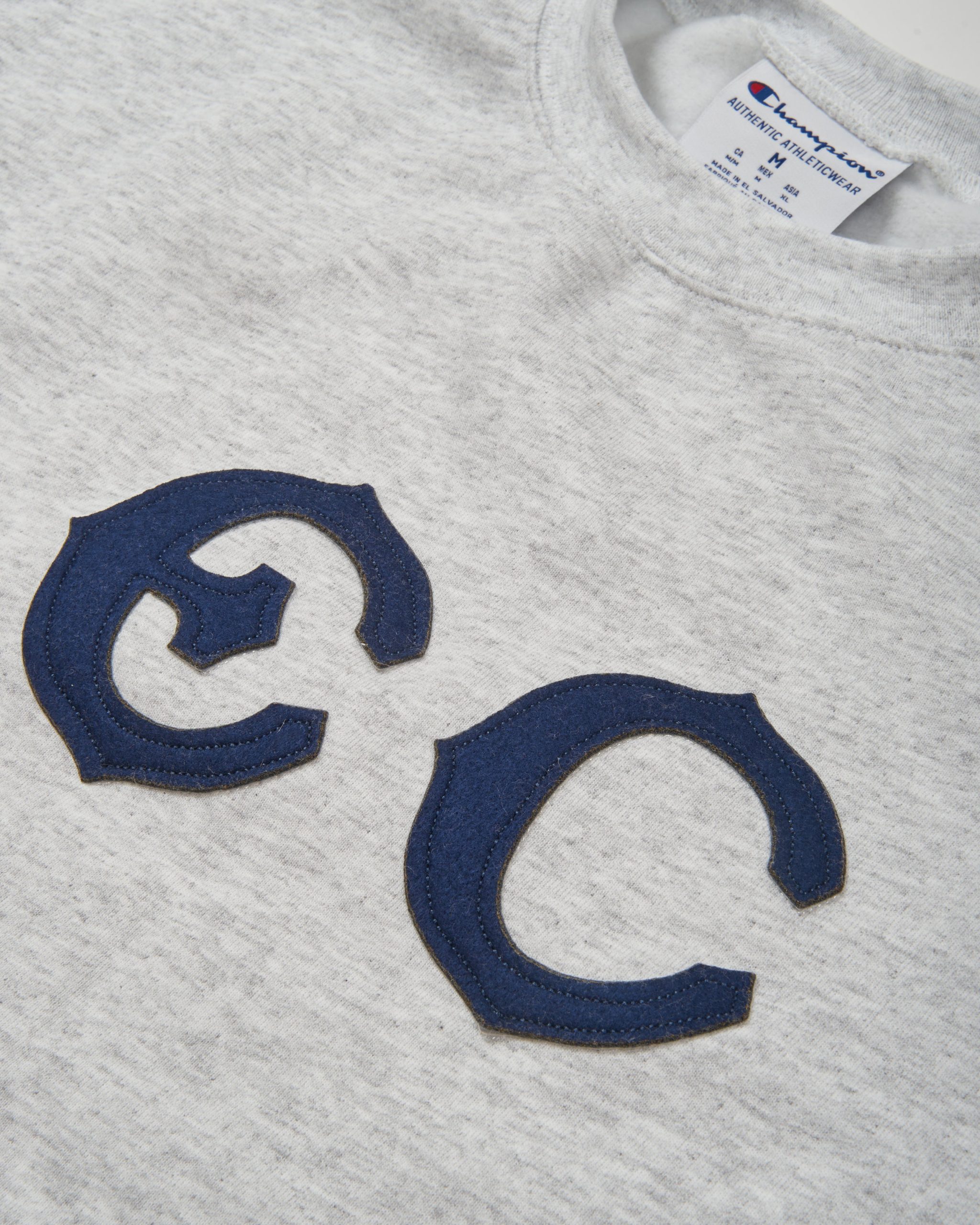 Club Varsity Sweatshirt in Heather Grey - Image 2