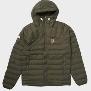 ECxFJ Men's Expedition Pack Down Hoodie in Forest Green