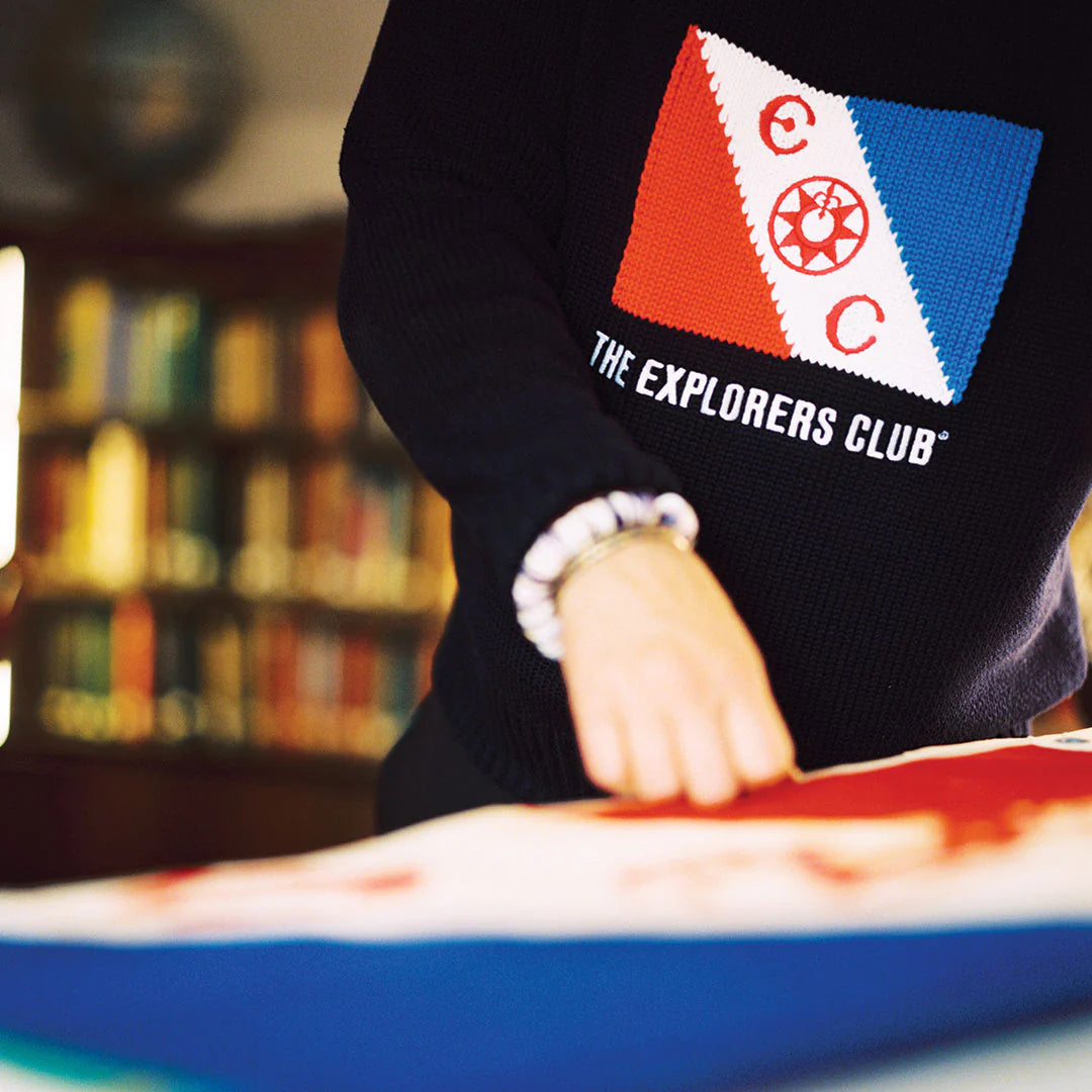ECxRB Flag Sweater in Navy - Image 4