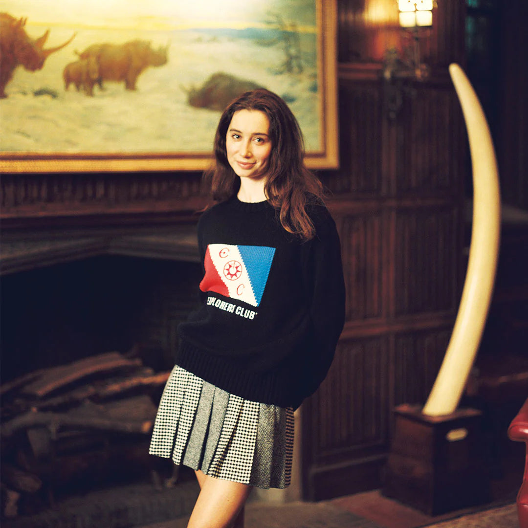 ECxRB Flag Sweater in Navy - Image 5