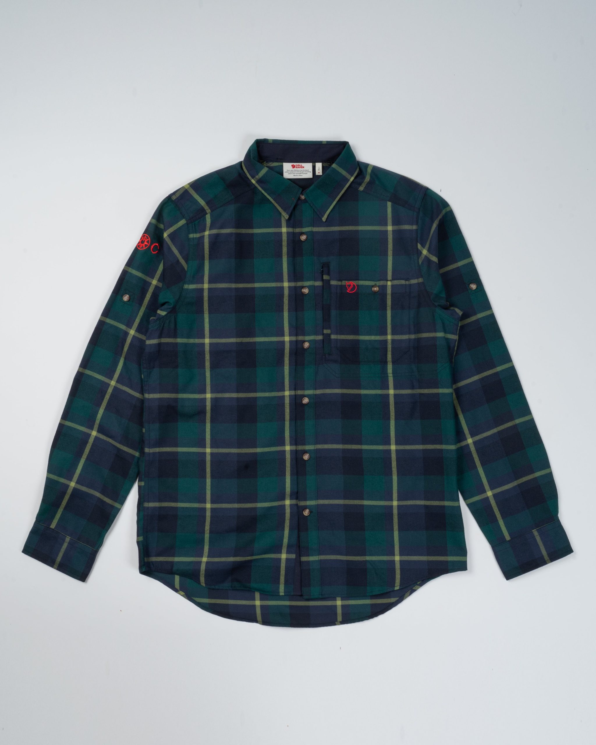 ECxFJ Men's Fj?llglim Shirt in Arctic Green