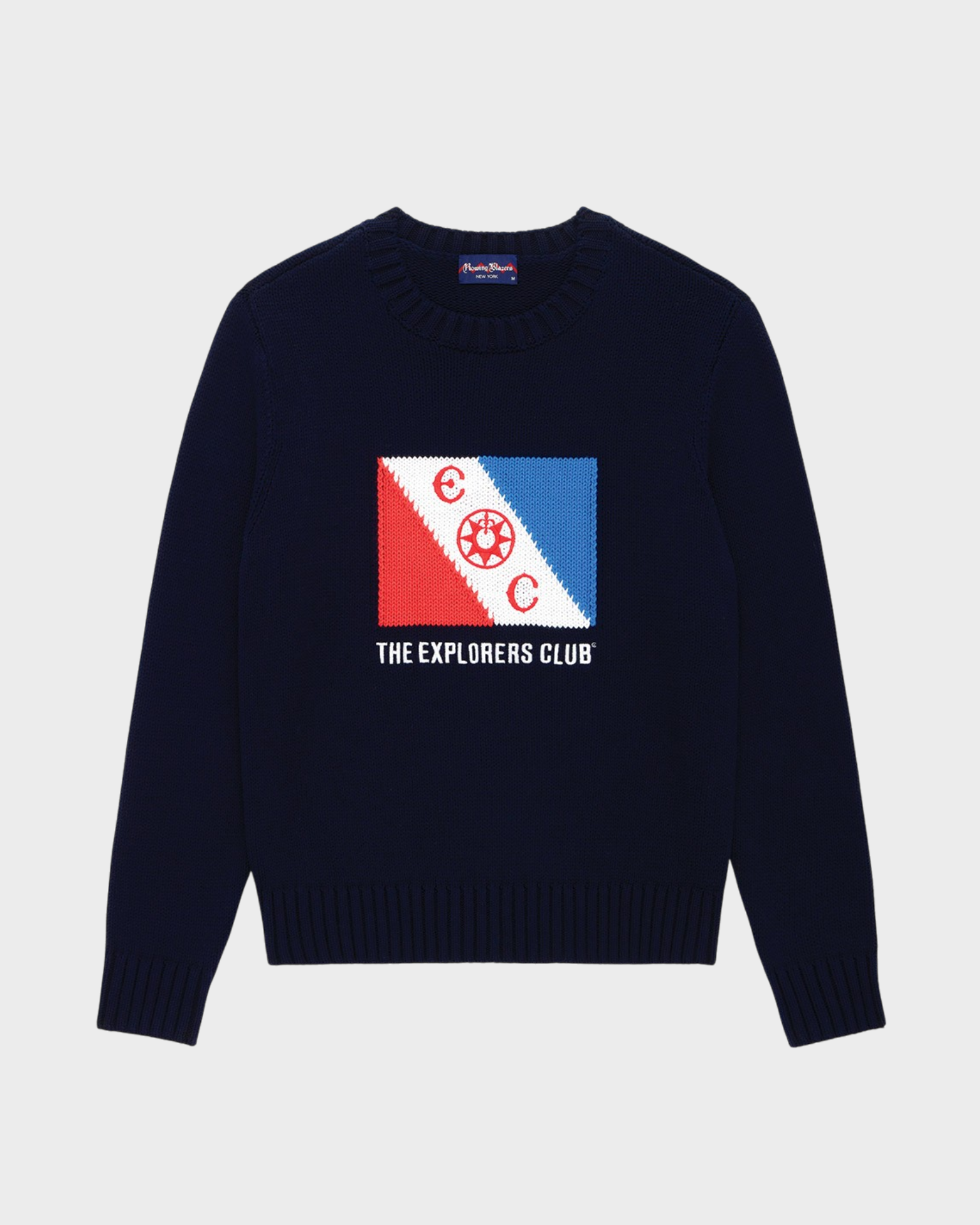 ECxRB Flag Sweater in Navy
