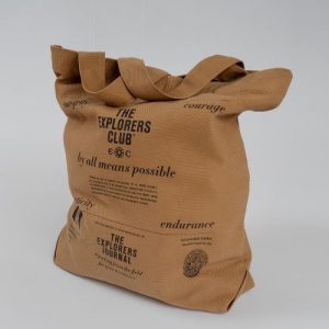 The Explorers Journal Tote Bag in Khaki