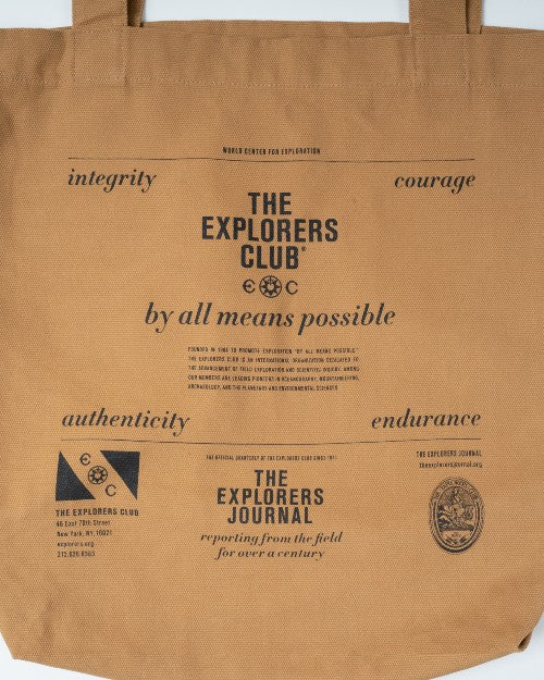 The Explorers Journal Tote Bag in Khaki - Image 3