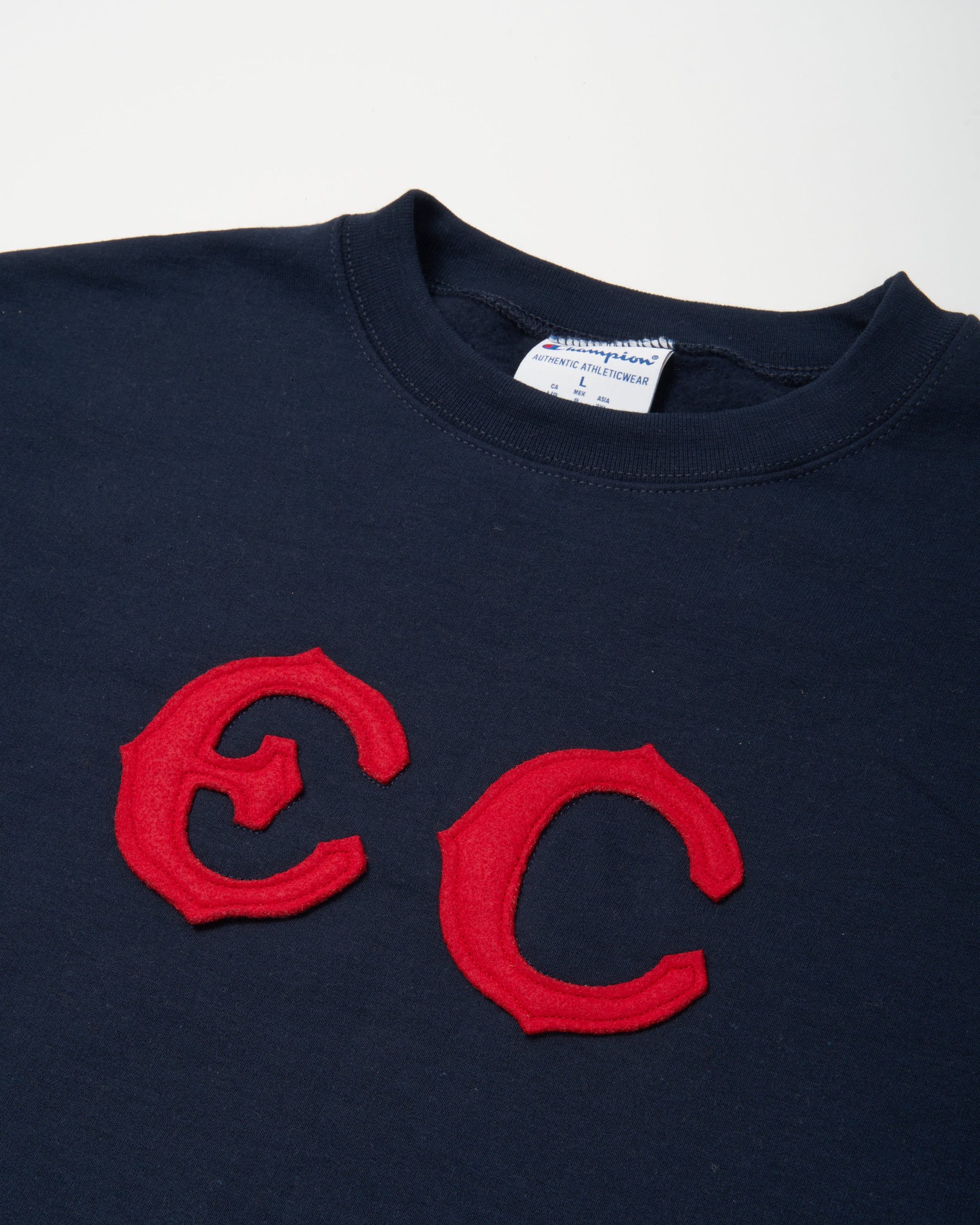 Club Varsity Sweatshirt in Navy - Image 2