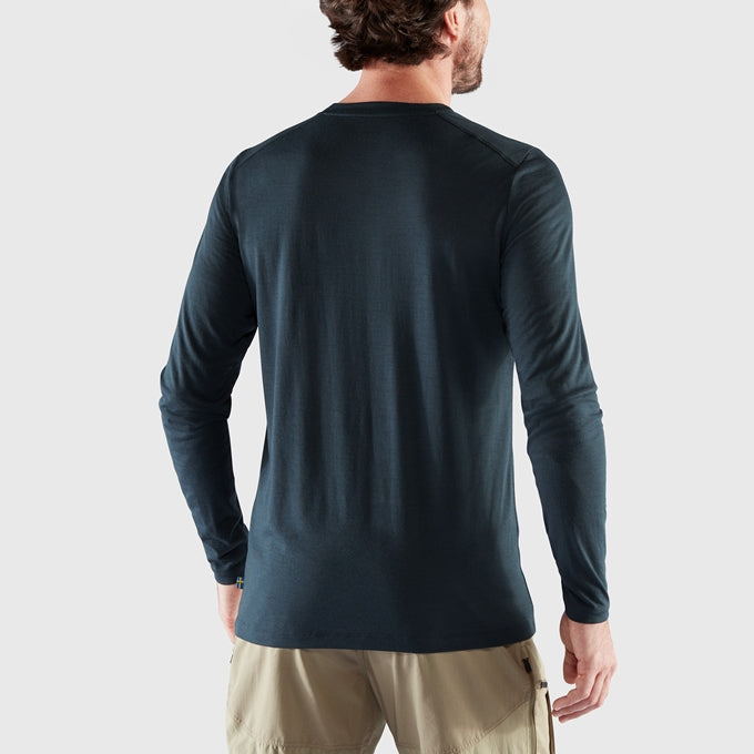 ECxFJ Men's Abisko Shirt - Navy w/ Embroidery - Image 4