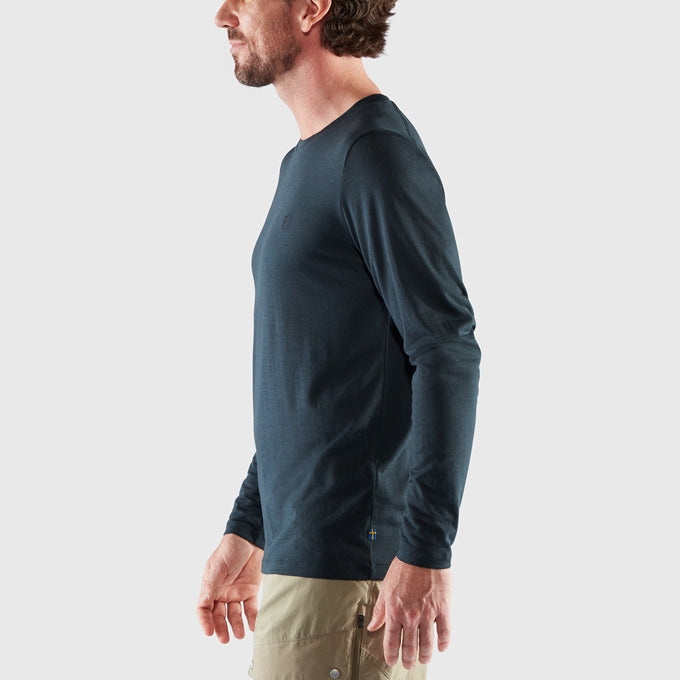 ECxFJ Men's Abisko Shirt - Navy w/ Embroidery - Image 5