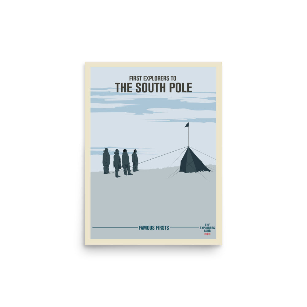 Famous Firsts Limited Edition Poster - The South Pole - Image 3