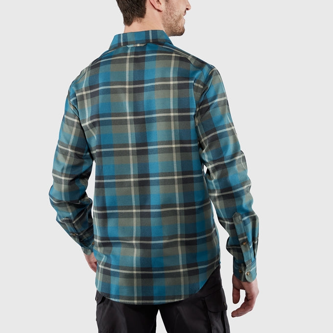 ECxFJ Men's Fj?llglim Shirt in Arctic Green - Image 4