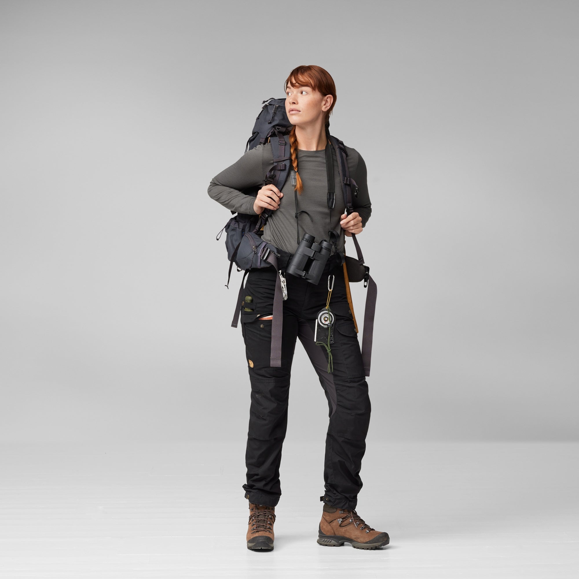 ECxFJ Women's Vidda Pro Trousers in Deep Forest - Image 4